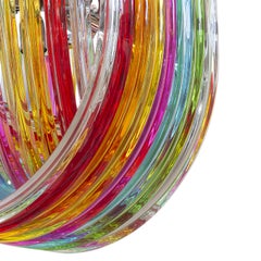 Lustre en verre multicolore Ares