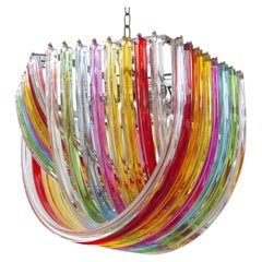 Lustre en verre multicolore Ares