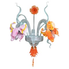 Iris Multicolor AP Glass Wall Lamp