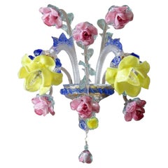 Narciso AP Multicolor Glass Wall Lamp