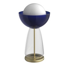 Cioppo Blue and Brass Table Lamp