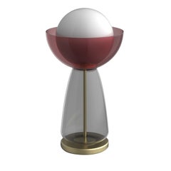 Cioppo Red and Brass Table Lamp