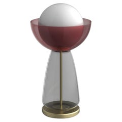 Cioppo Red and Brass Table Lamp