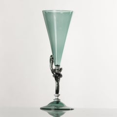 Ironia 03 Flauto scultoreo verde laguna
