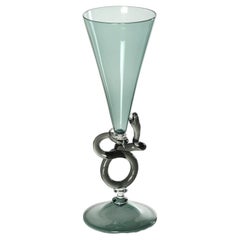 Ironia 03 Flauto scultoreo verde laguna