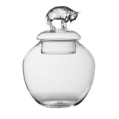Buffalo Glass Jar