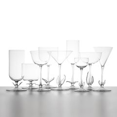 Set of 4 Gardenia Cocktail Garden Glasses