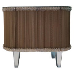 Paride Murano Glass Cane Sideboard