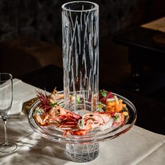 Downtown cylindrical Crystal Vase
