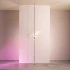 Il Pezzo 12 1-Light Nickel-Finish Brass Floor to Ceiling Lamp