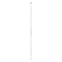 Il Pezzo 12 1-Light Nickel-Finish Brass Floor to Ceiling Lamp