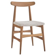 Bologna Beige & Walnut Chair