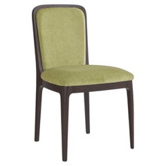 Domino Green & Chocolate-Brown Chair