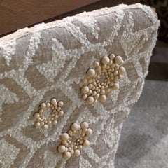 Frida Pearl Studded Dining Chair