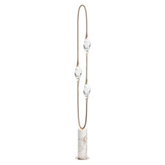 Il Pezzo 12 Cluster 9-pendants Satin Brass Chandelier
