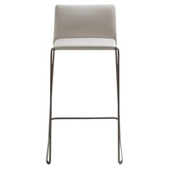 Bizzy Pearl Leather Bar Stool