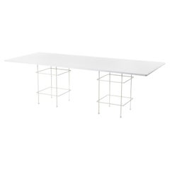 Mesa de comedor de exterior «Liberty White Iron»