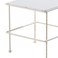 Mesita auxiliar de exterior «Top» de Liberty White Iron & Steel
