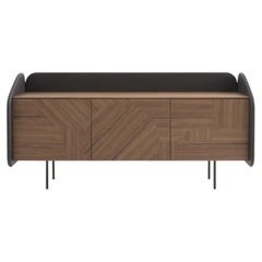 Intarsio with Decorative Inlay Doors Sideboard