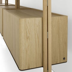 Galaxy Solid Oak Wood Wall Composition