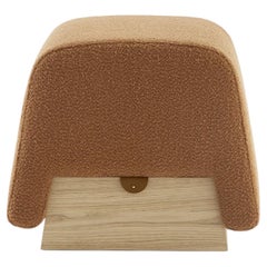 Onigiri Caramel-colored Pouf