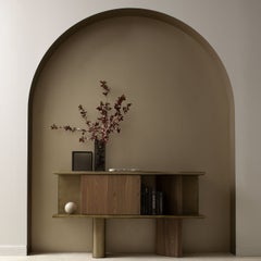 Living Canaletto Walnut Bronze Small Sideboard