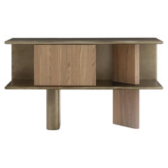 Living Canaletto Walnut Bronze Small Sideboard