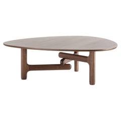 Table basse Cliffor en noyer Canaletto massif