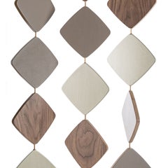 Chloe 38 Natural Canaletto Walnut Modular Room Divider