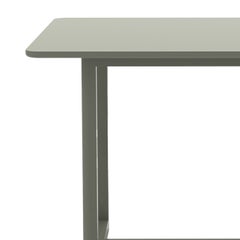 Bob Square Gray-Lacquered Beech Bistro Table