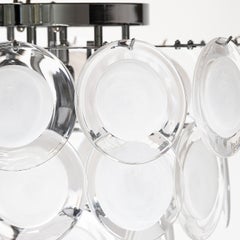 Mina White Glass Chandelier