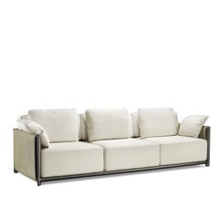 Dodo White 3-Seater Sofa by Stefano Giovannoni