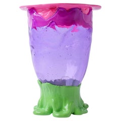 Vaso grande in resina multicolore “Flower” di Gaetano Pesce