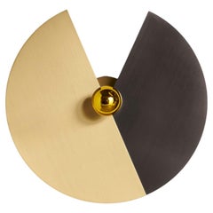 Applique Levantina in ottone satinato oro e bronzo