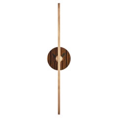 Applique murale « Elite Stick » en laiton poli et œil-de-tigre