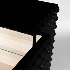 Black Lacquered Cabinet by Italian Architect Paolo Buffa