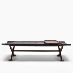 Branda Leather Bench by Enrico Tonucci