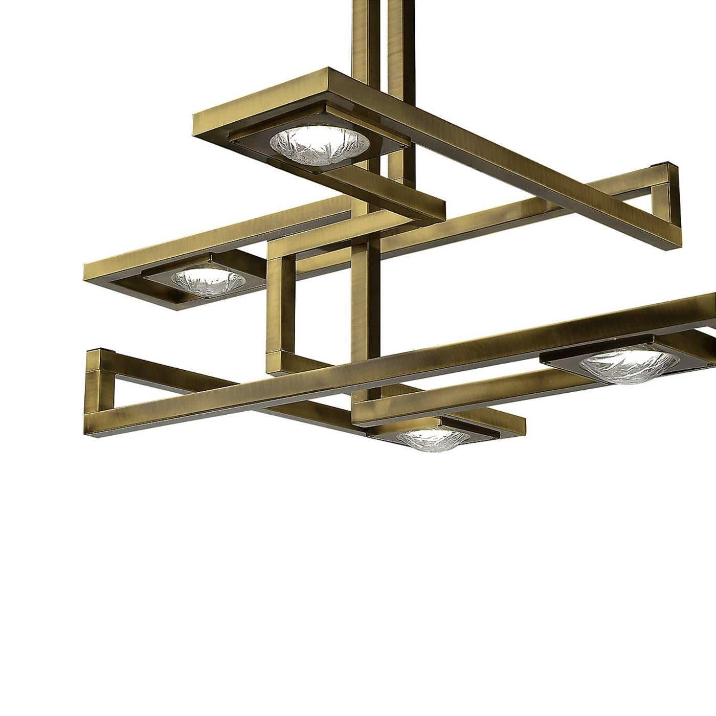 Minimalist Cecile Rectangular Ceiling Lamp For Sale