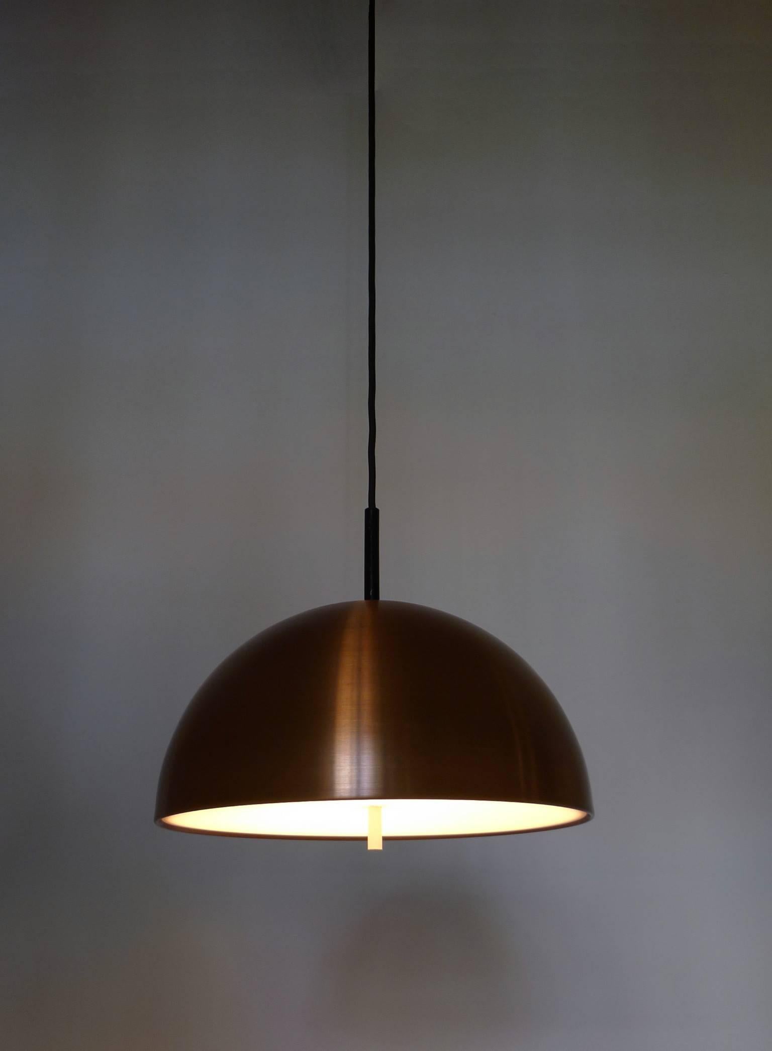 Round Copper Pendant from Staff Leuchten, Germany, 1960s 1