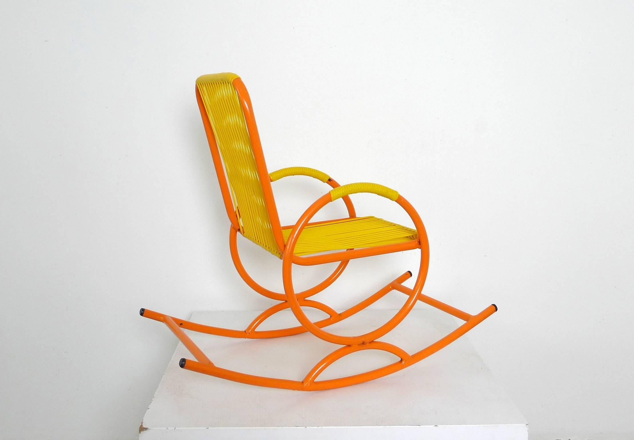 Mid-Century Modern 1950s Rocking Chair for Children from Italy