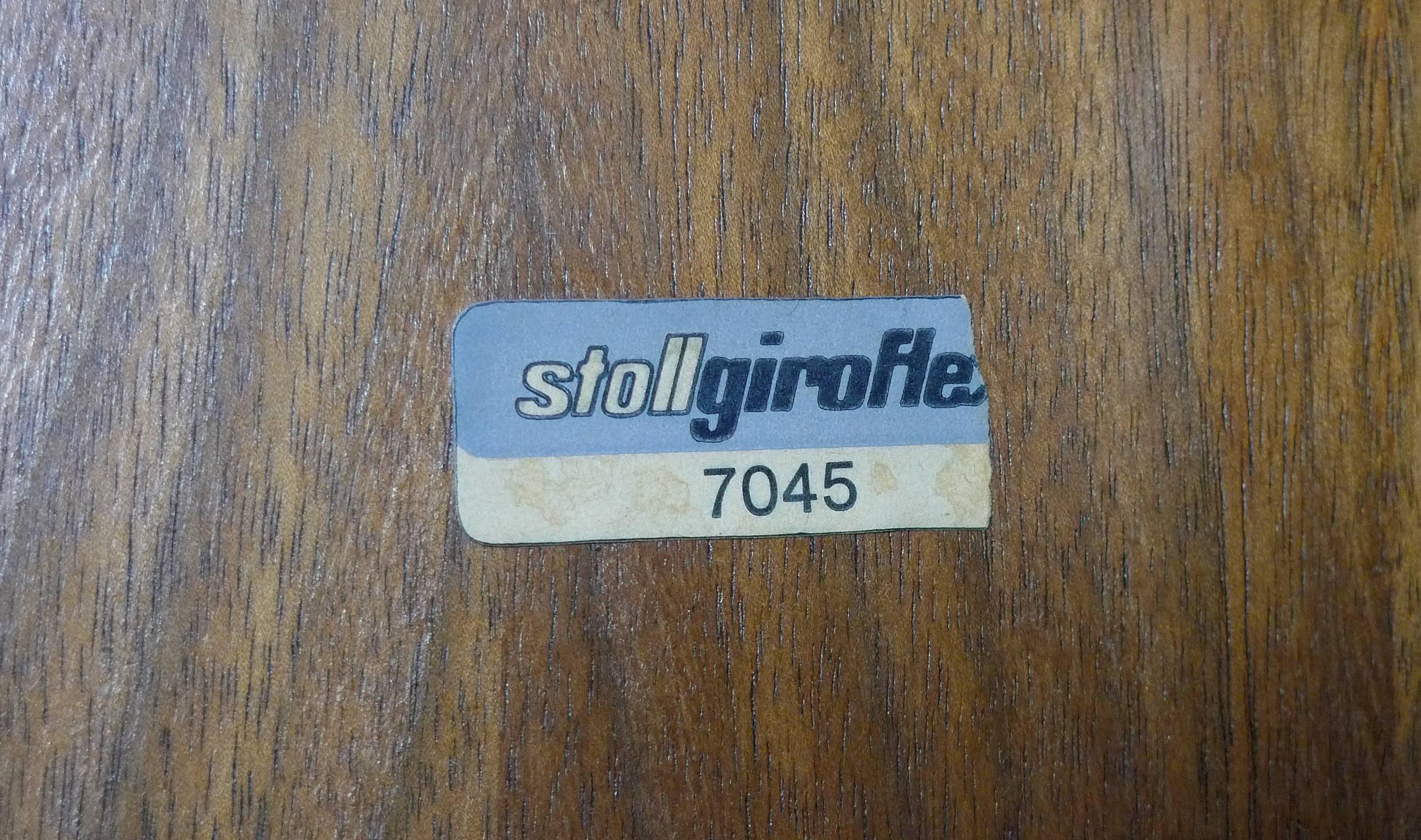 Stoll Giroflex Office Swivel Chair, Switzerland, 1970s 2