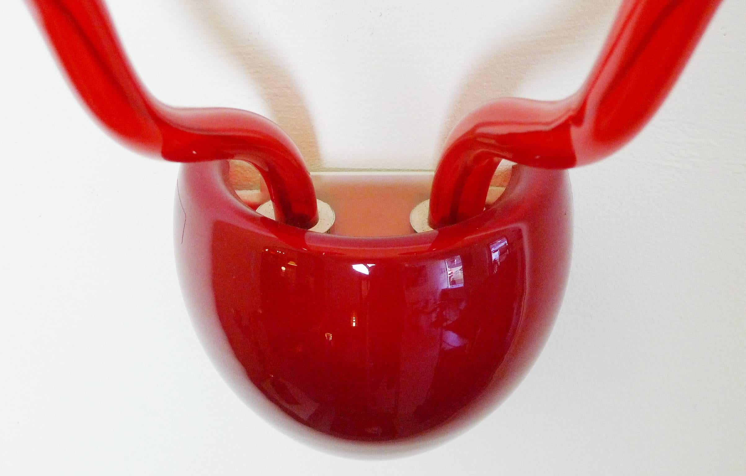 Red Memphis Sconce 