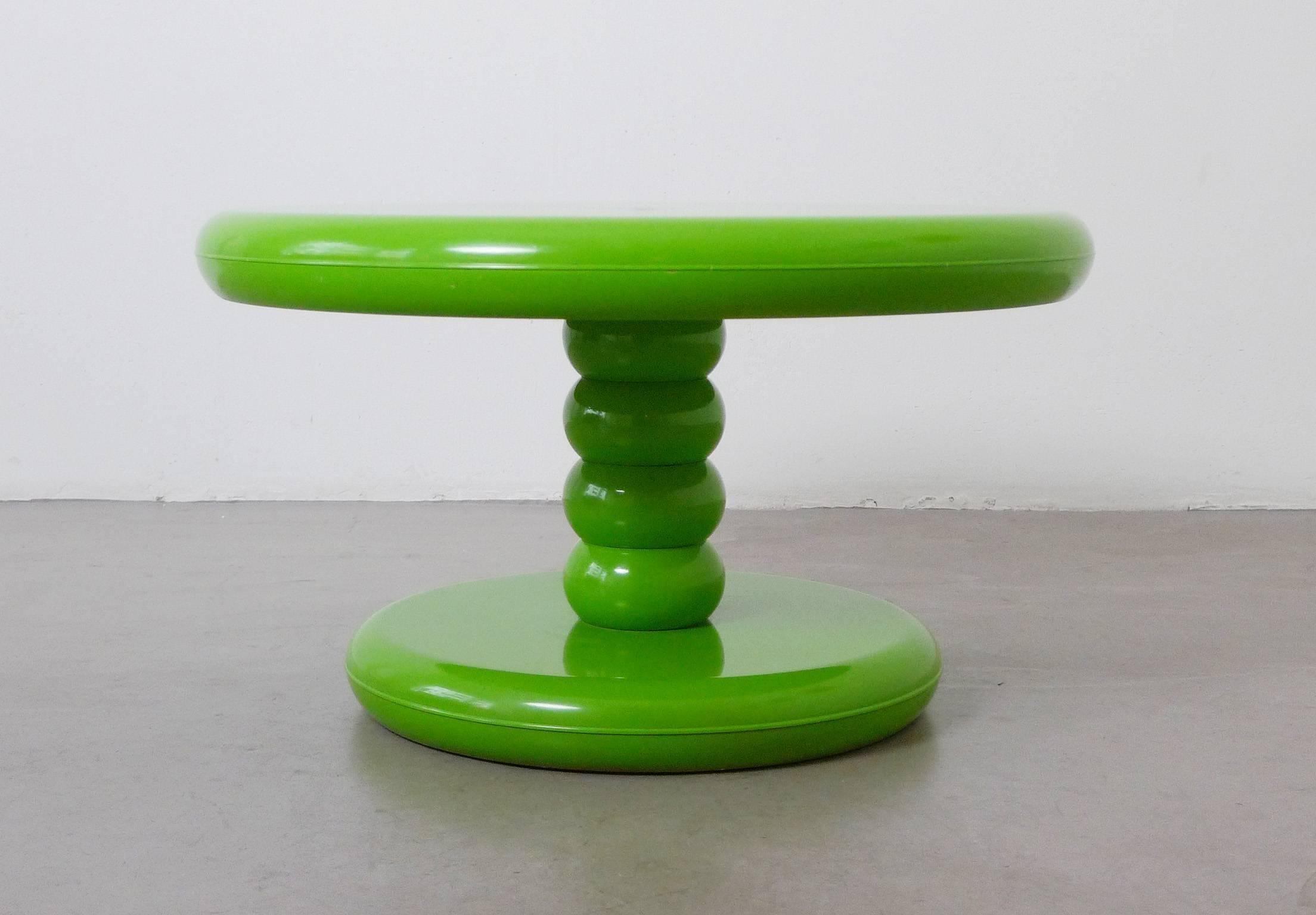 Space Age Prototype of a Green Pop Art Table by Peter Ghyczy, Germany, 1970s