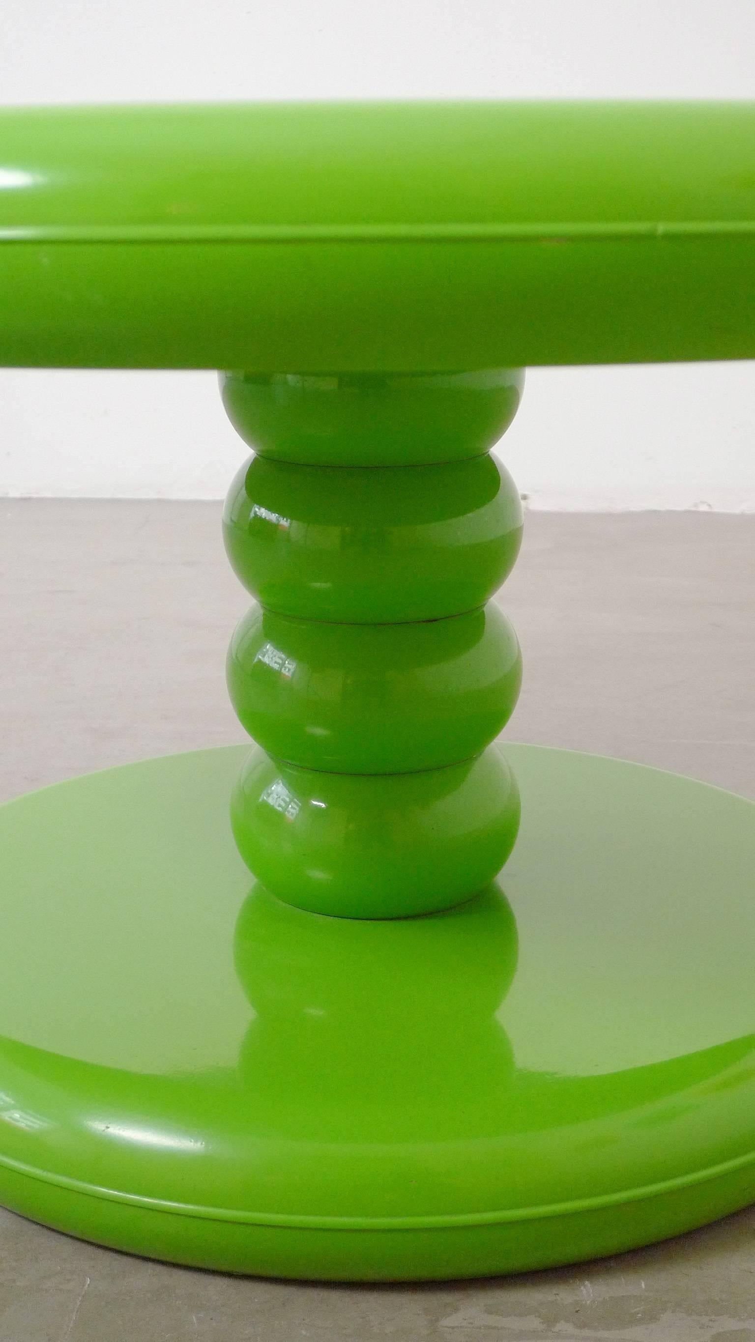 Fabric Prototype of a Green Pop Art Table by Peter Ghyczy, Germany, 1970s