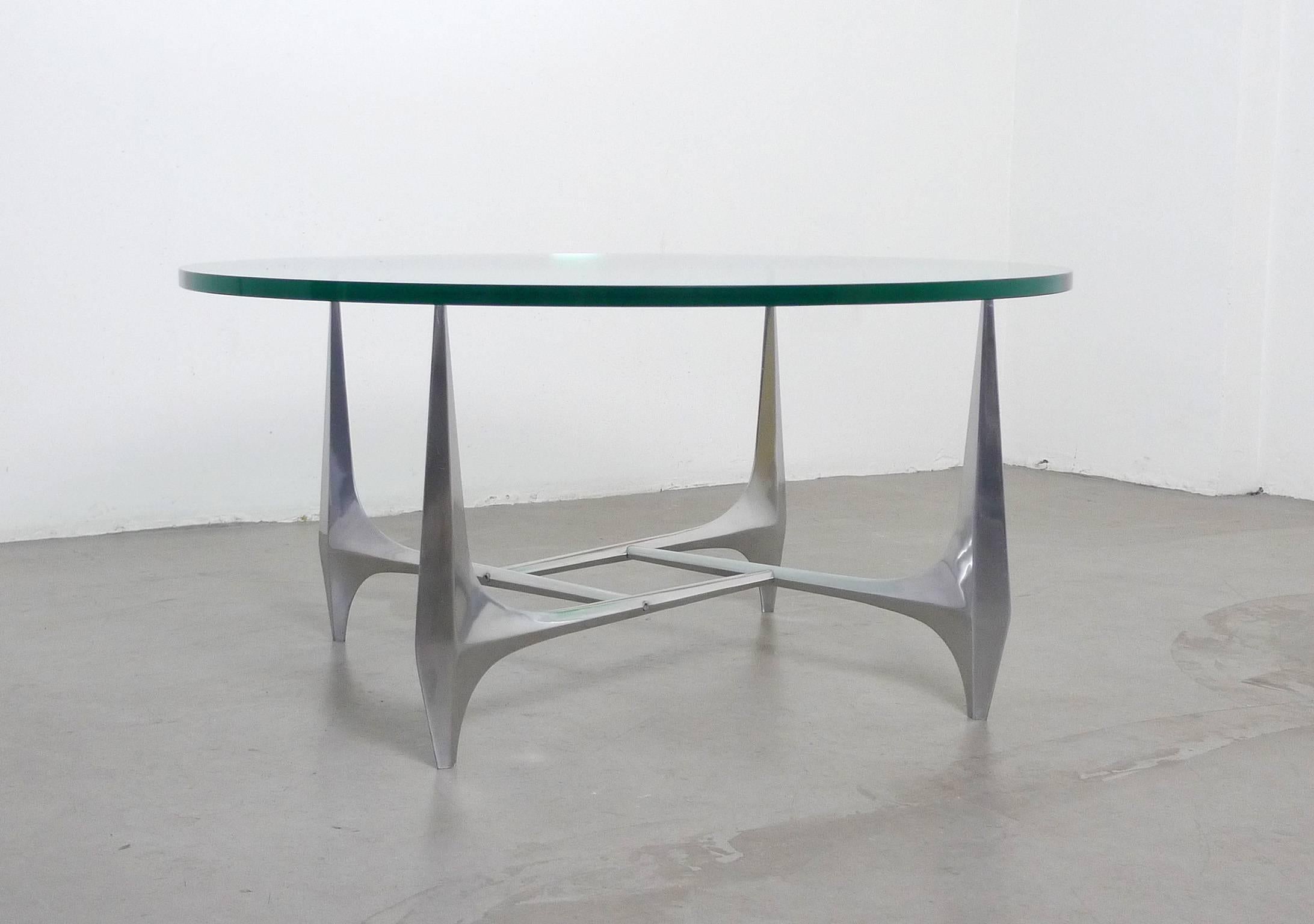 Mid-Century Modern Sculptural Coffee Table by Knut Hesterberg for Ronald Schmitt, Germany, 1960s For Sale