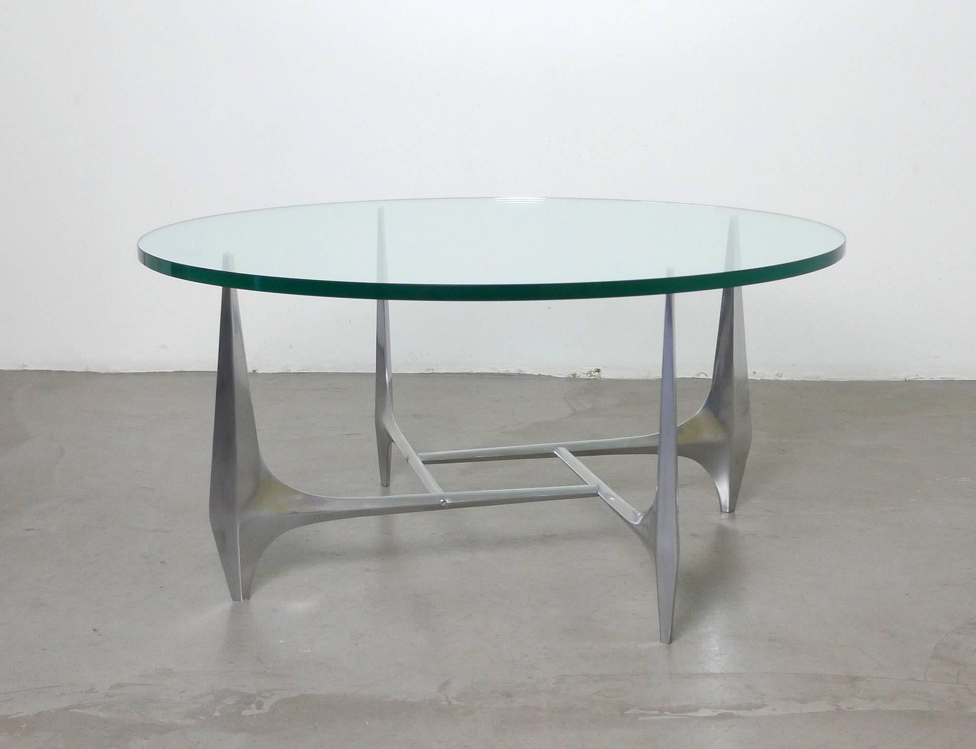 Sculptural Coffee Table by Knut Hesterberg for Ronald Schmitt, Germany, 1960s In Good Condition For Sale In Berlin, DE