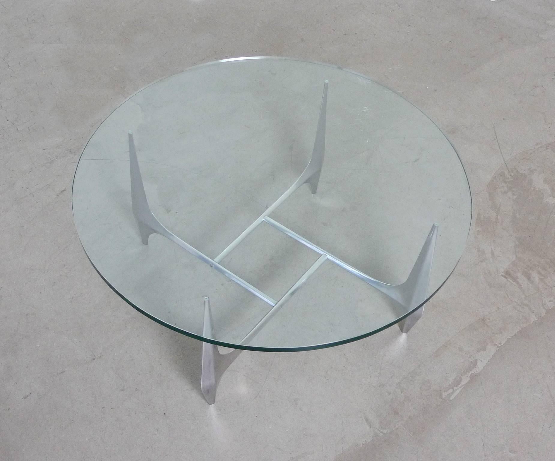 20th Century Sculptural Coffee Table by Knut Hesterberg for Ronald Schmitt, Germany, 1960s For Sale