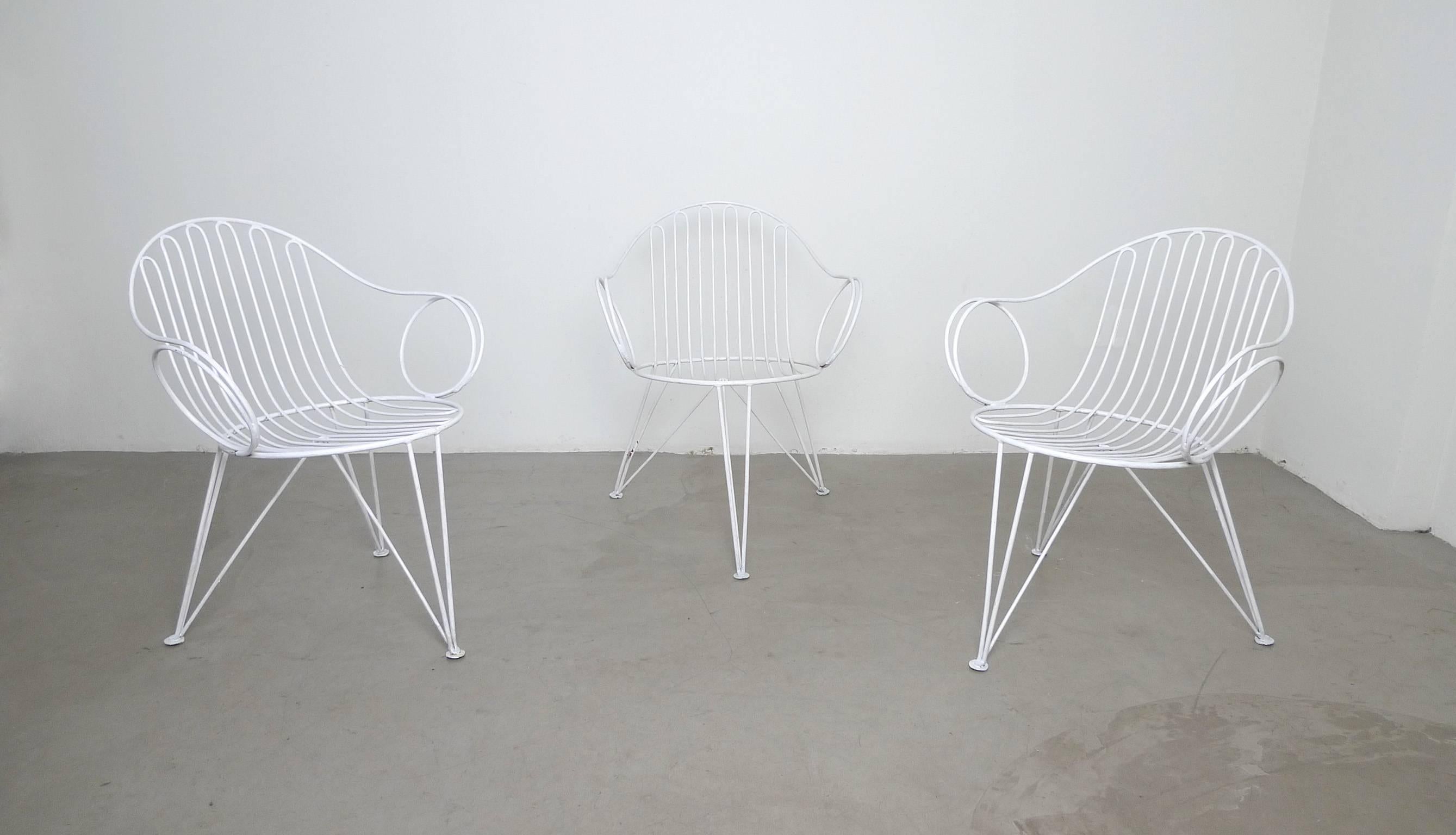 20th Century Set of Six Garden Furniture from Mauser Werke GmbH, Germany, 1950s