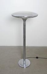 Rare Chromed Floor Lamp in the Style of Harvey Guzzini, Italy, 1960s