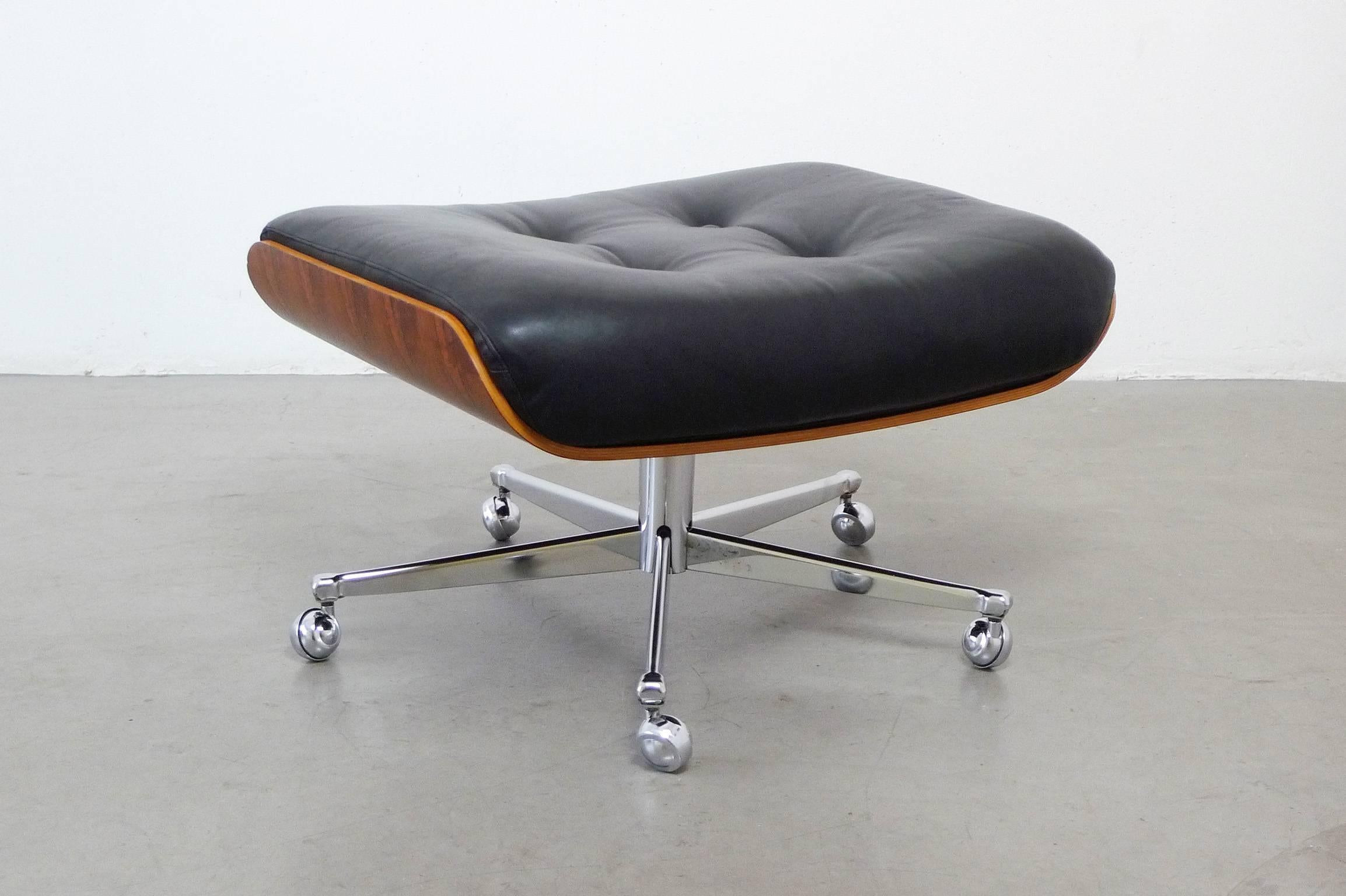 Rosewood Lounge Chair by Martin Stoll for Stoll Giroflex, Switzerland, 1960s 1